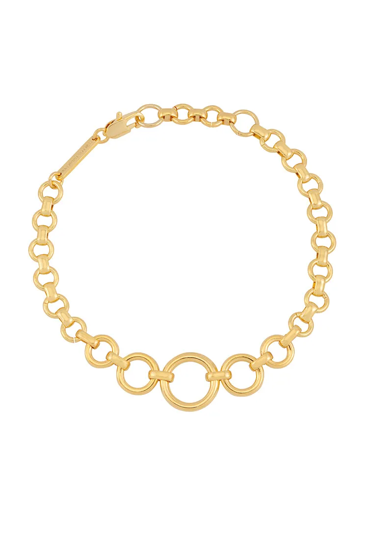 Graduated Round Link Chain Bracelet sold by Estella Bartlett product image thumbnail 3