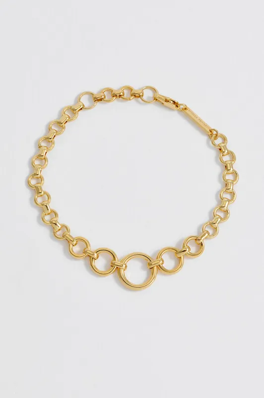 Graduated Round Link Chain Bracelet sold by Estella Bartlett