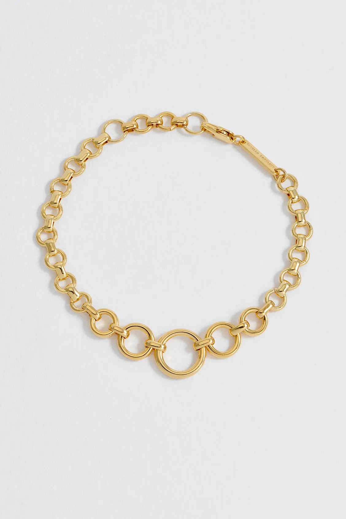 Graduated Round Link Chain Bracelet sold by Estella Bartlett