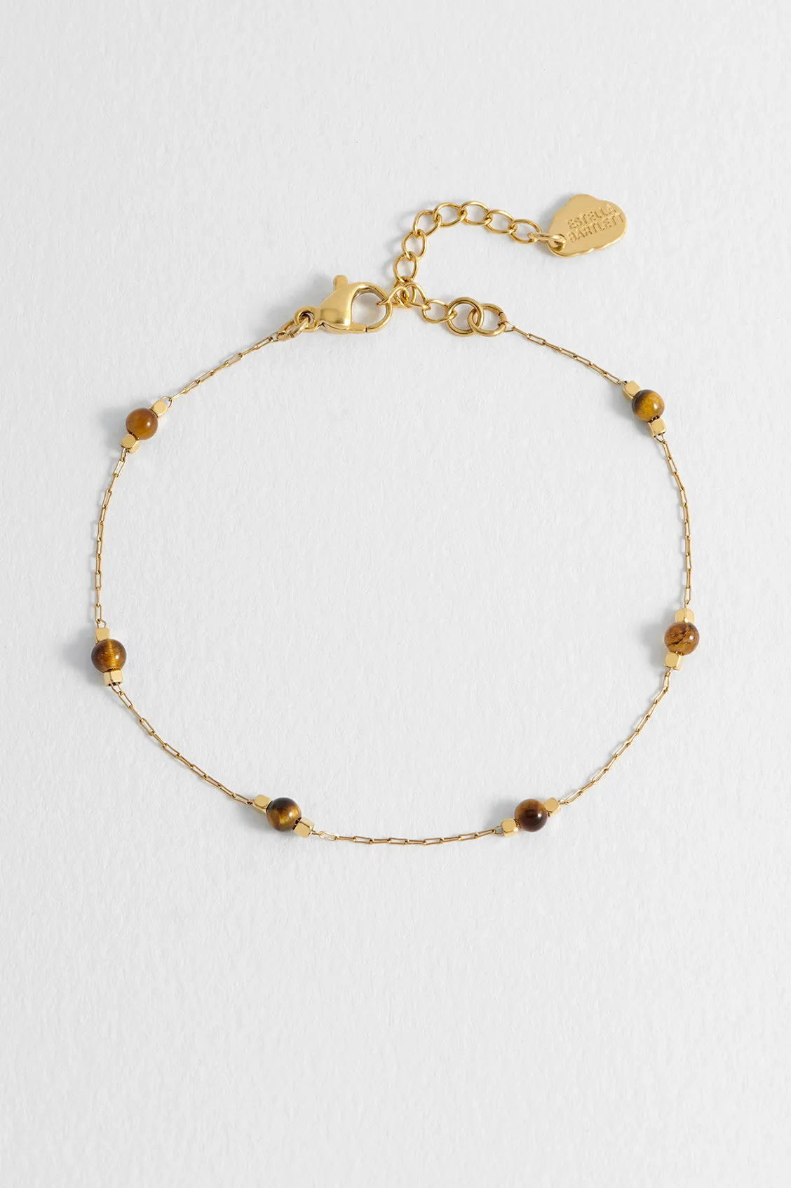 Wellness Tiger's Eye Beaded Chain Bracelet sold by Estella Bartlett product image thumbnail 4
