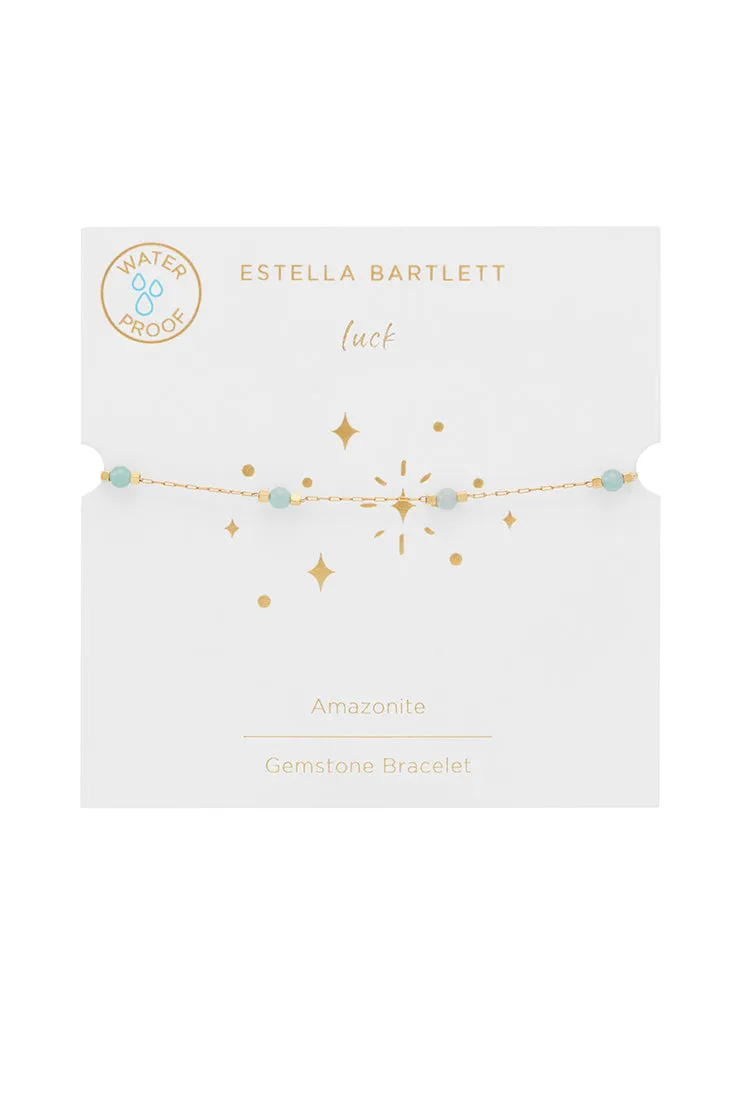 Wellness Amazonite Beaded Chain Bracelet sold by Estella Bartlett product image thumbnail 3