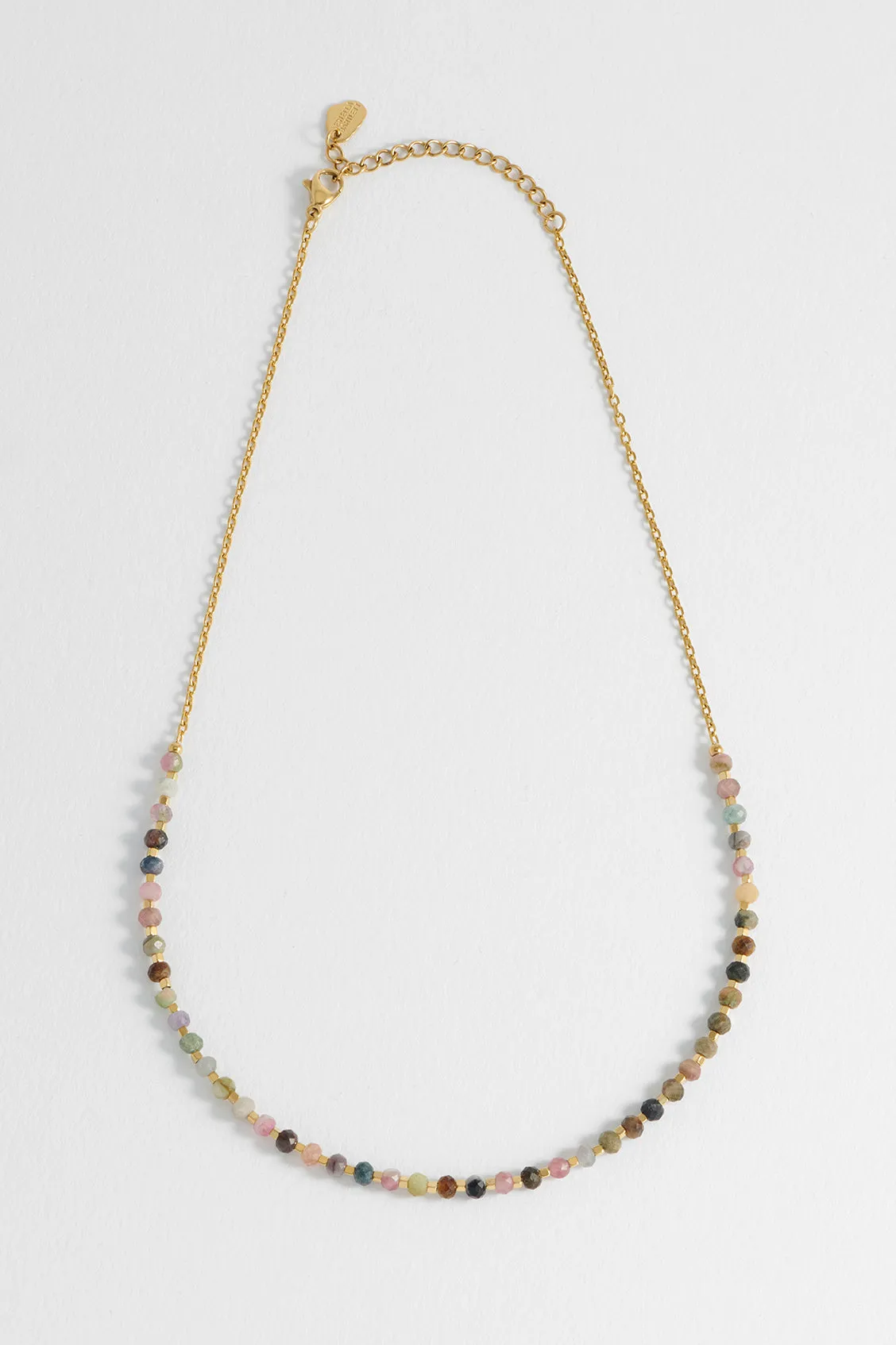 Wellness Tourmaline Amelia Gemstone Necklace sold by Estella Bartlett product image thumbnail 4