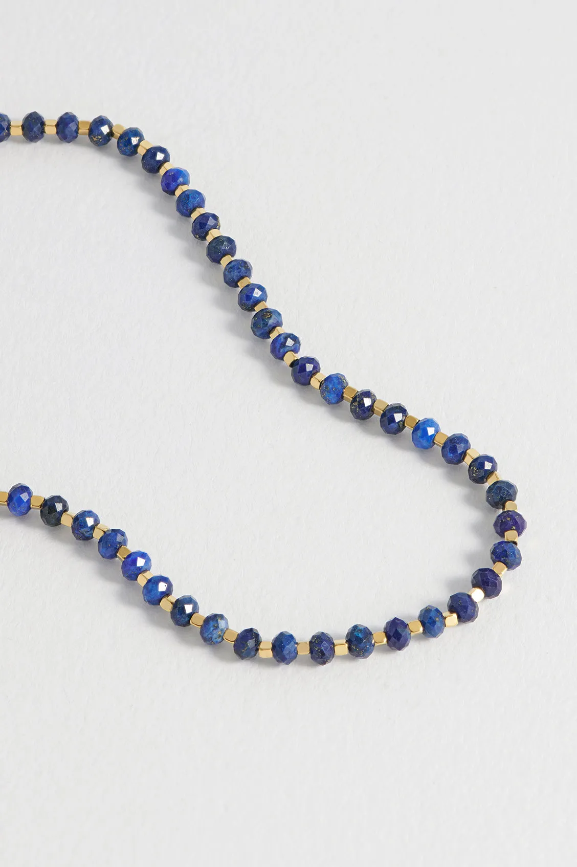 Wellness Lapis Lazuli Amelia Gemstone Necklace sold by Estella Bartlett product image thumbnail 4