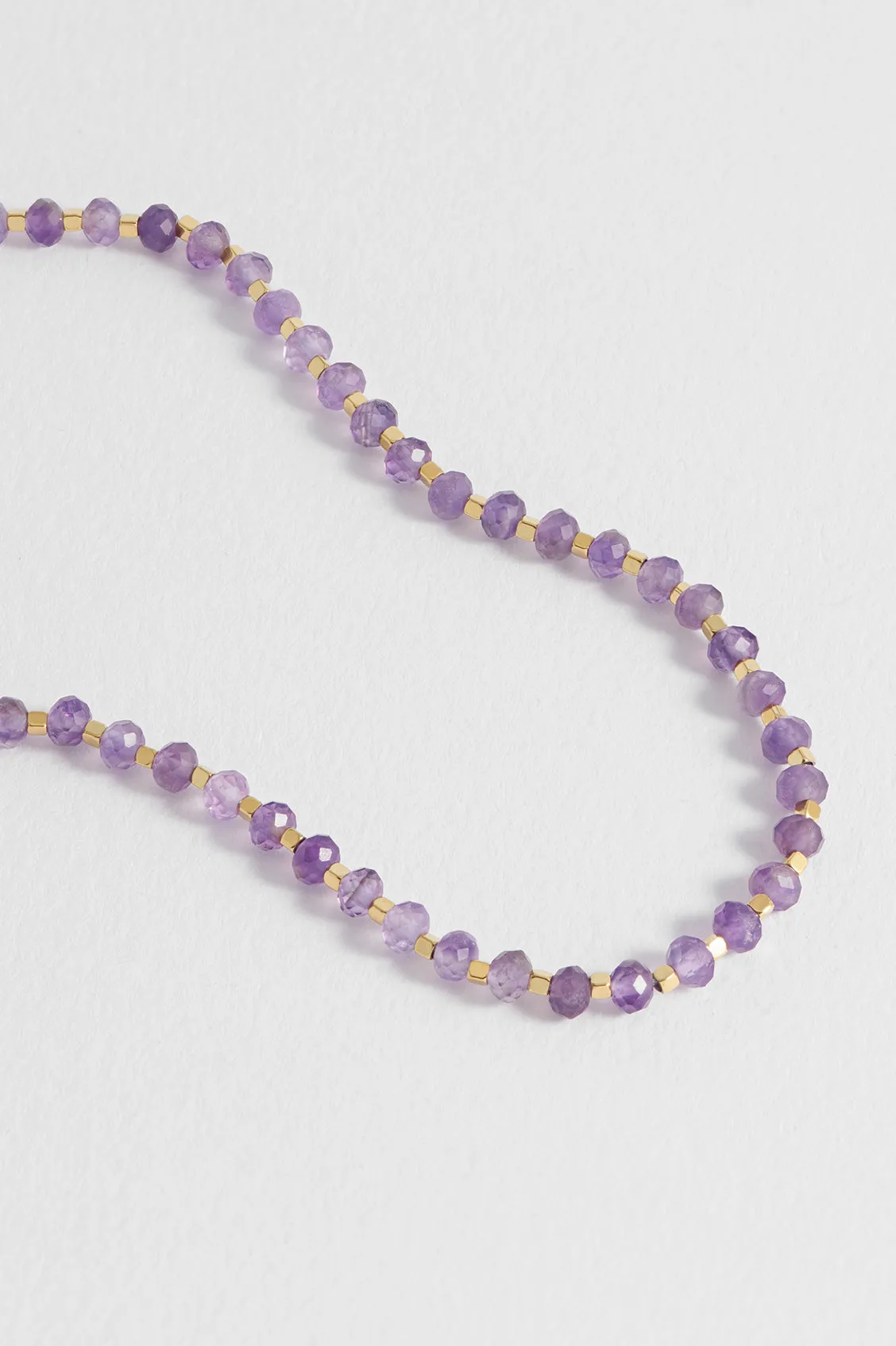 Wellness Amethyst Amelia Gemstone Necklace sold by Estella Bartlett product image thumbnail 4