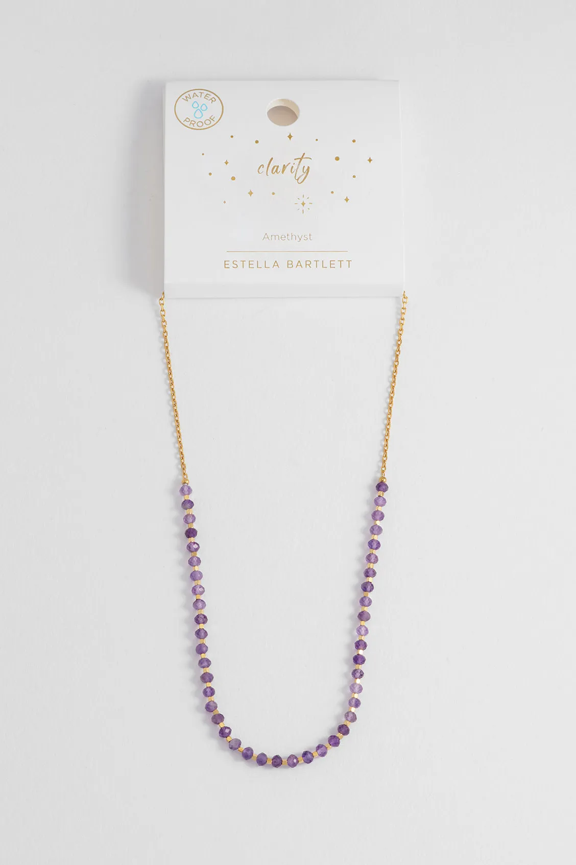 Wellness Amethyst Amelia Gemstone Necklace sold by Estella Bartlett product image thumbnail 5