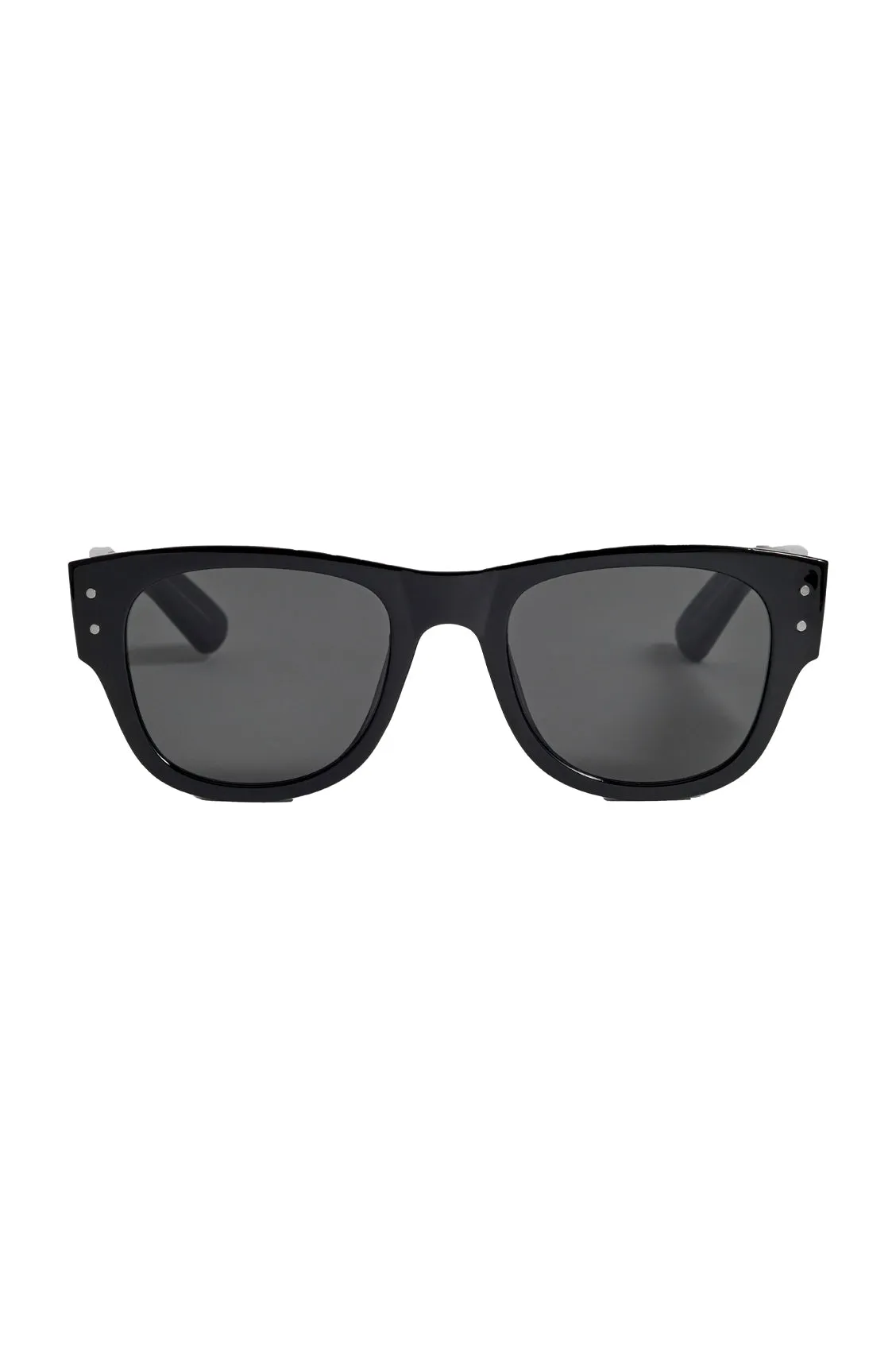 Manila Black Wayfarer Unisex Sunglasses sold by Estella Bartlett product image thumbnail 2