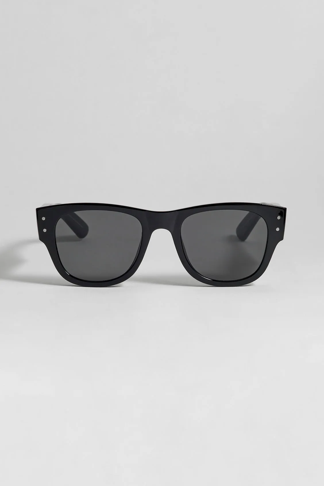 Manila Black Wayfarer Unisex Sunglasses sold by Estella Bartlett