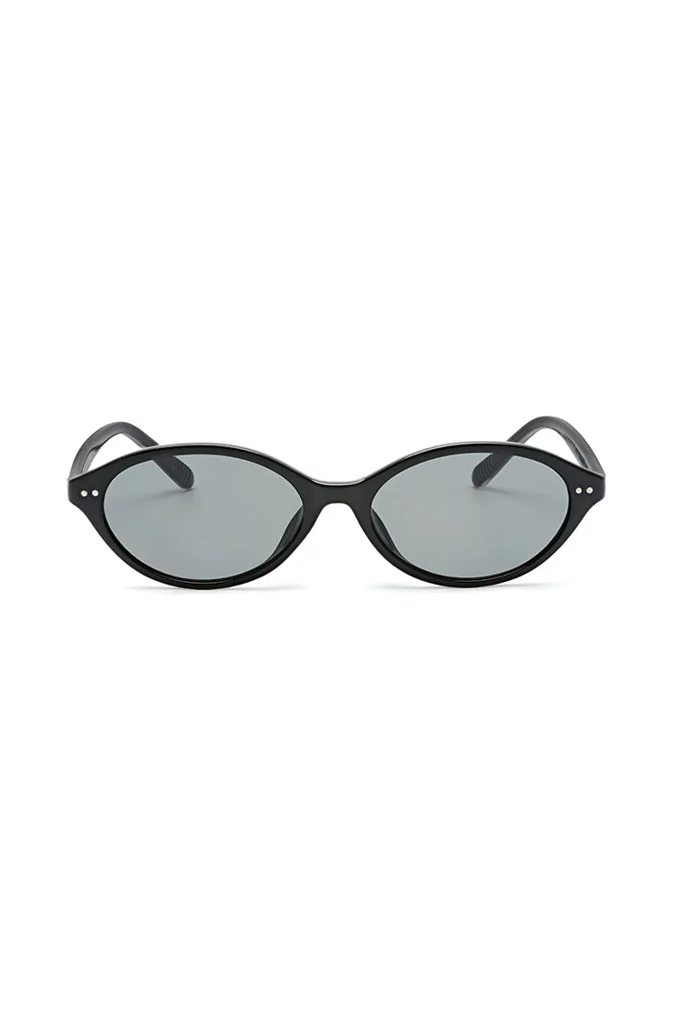Jakarta Black Oval Women’s Sunglasses sold by Estella Bartlett product image thumbnail 3