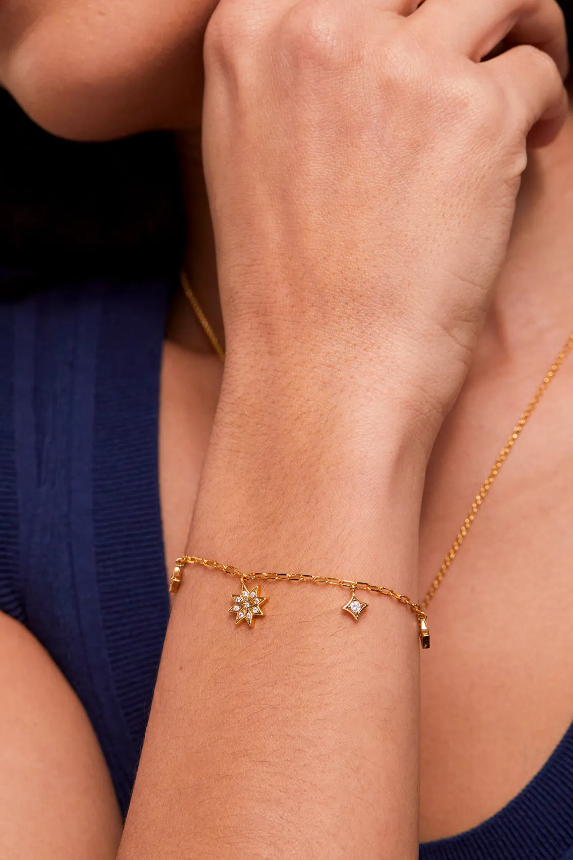 Star Charm Bracelet sold by Estella Bartlett product image thumbnail 2