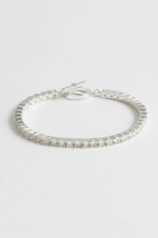 Tennis T-Bar Bracelet made by Estella Bartlett