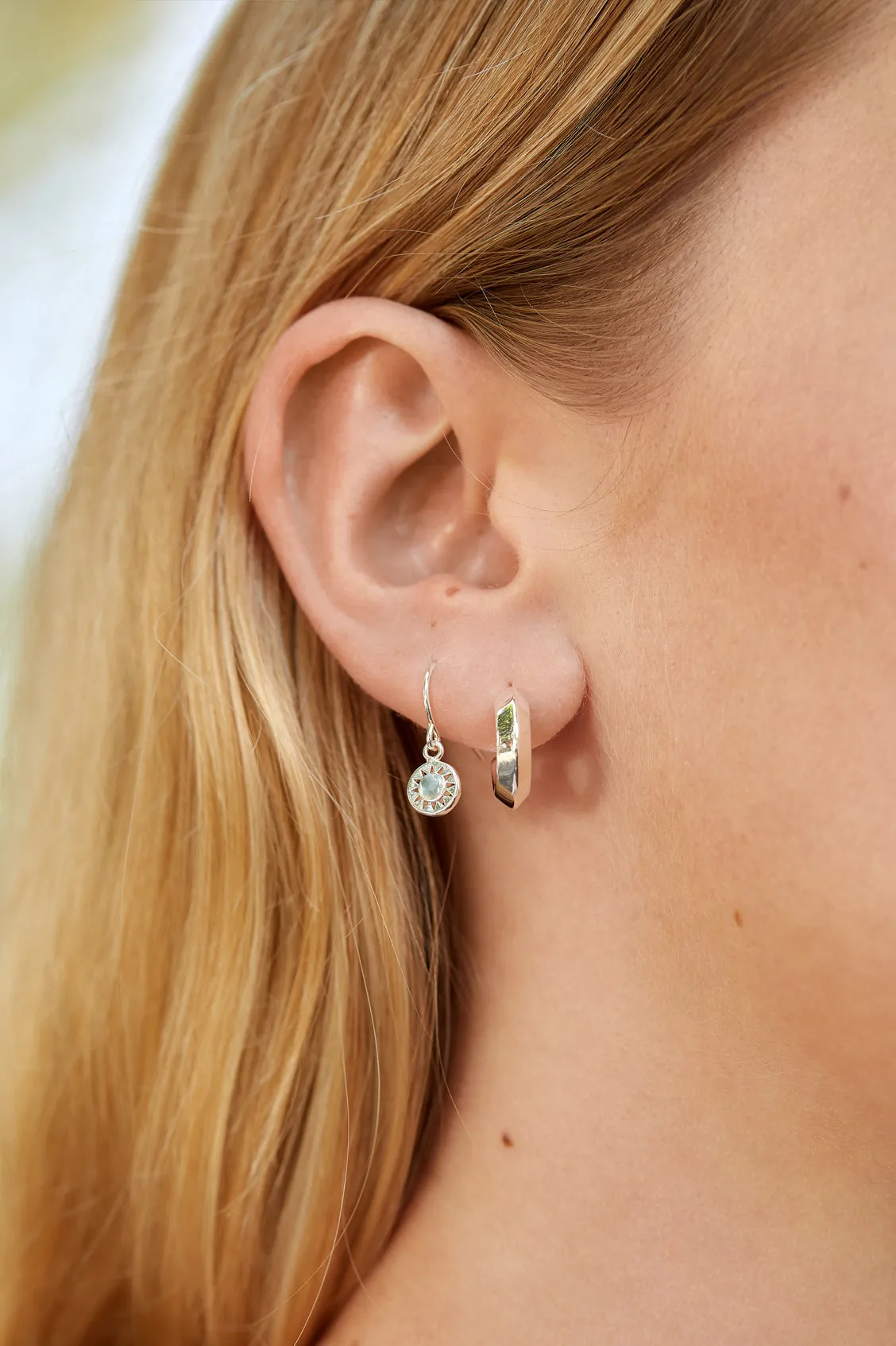 Sun Charm Drop Earrings sold by Estella Bartlett product image thumbnail 2