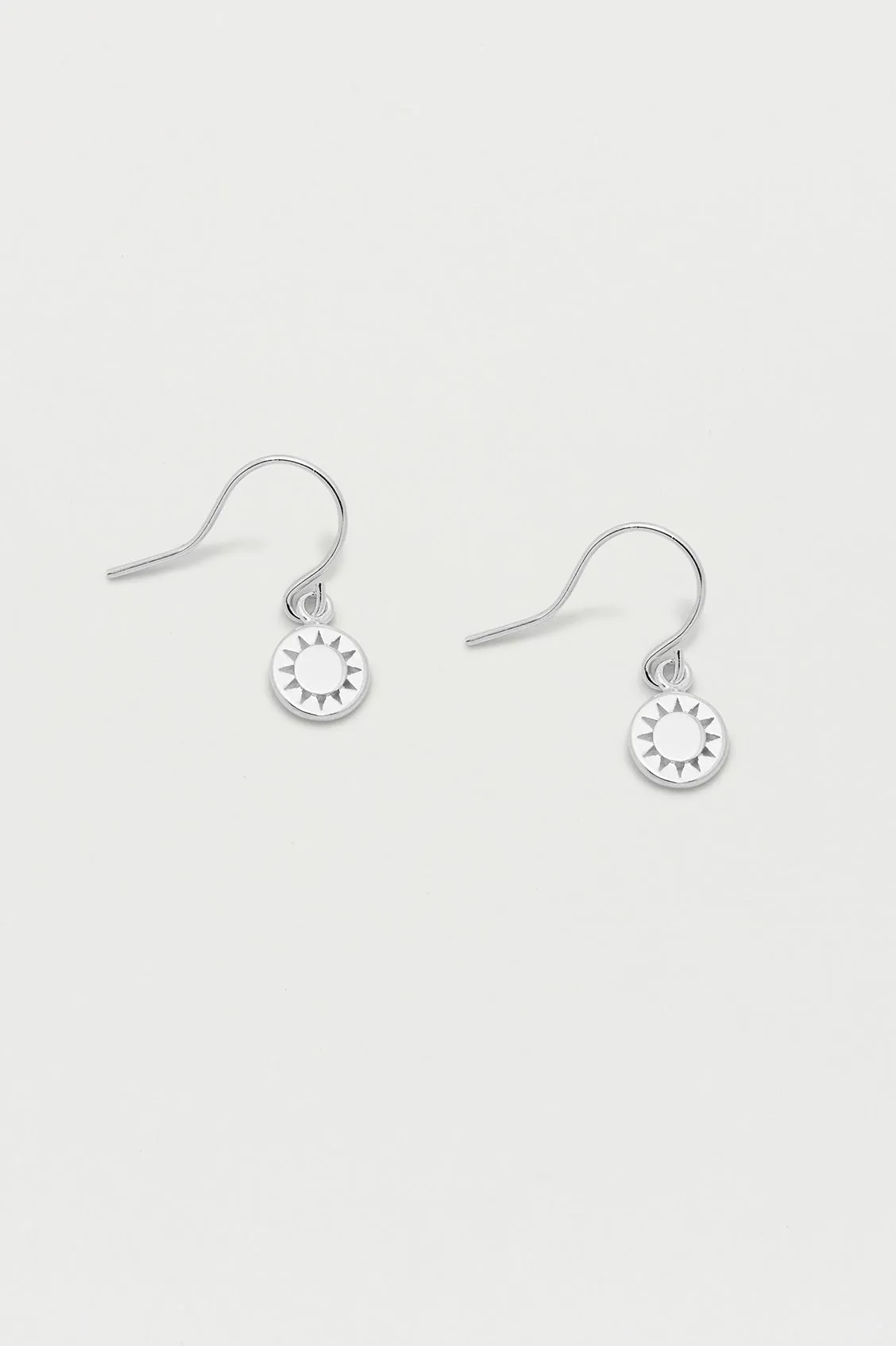 Sun Charm Drop Earrings sold by Estella Bartlett