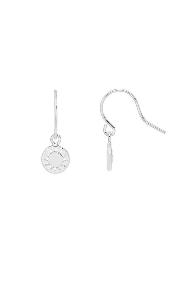 Sun Charm Drop Earrings sold by Estella Bartlett product image thumbnail 3