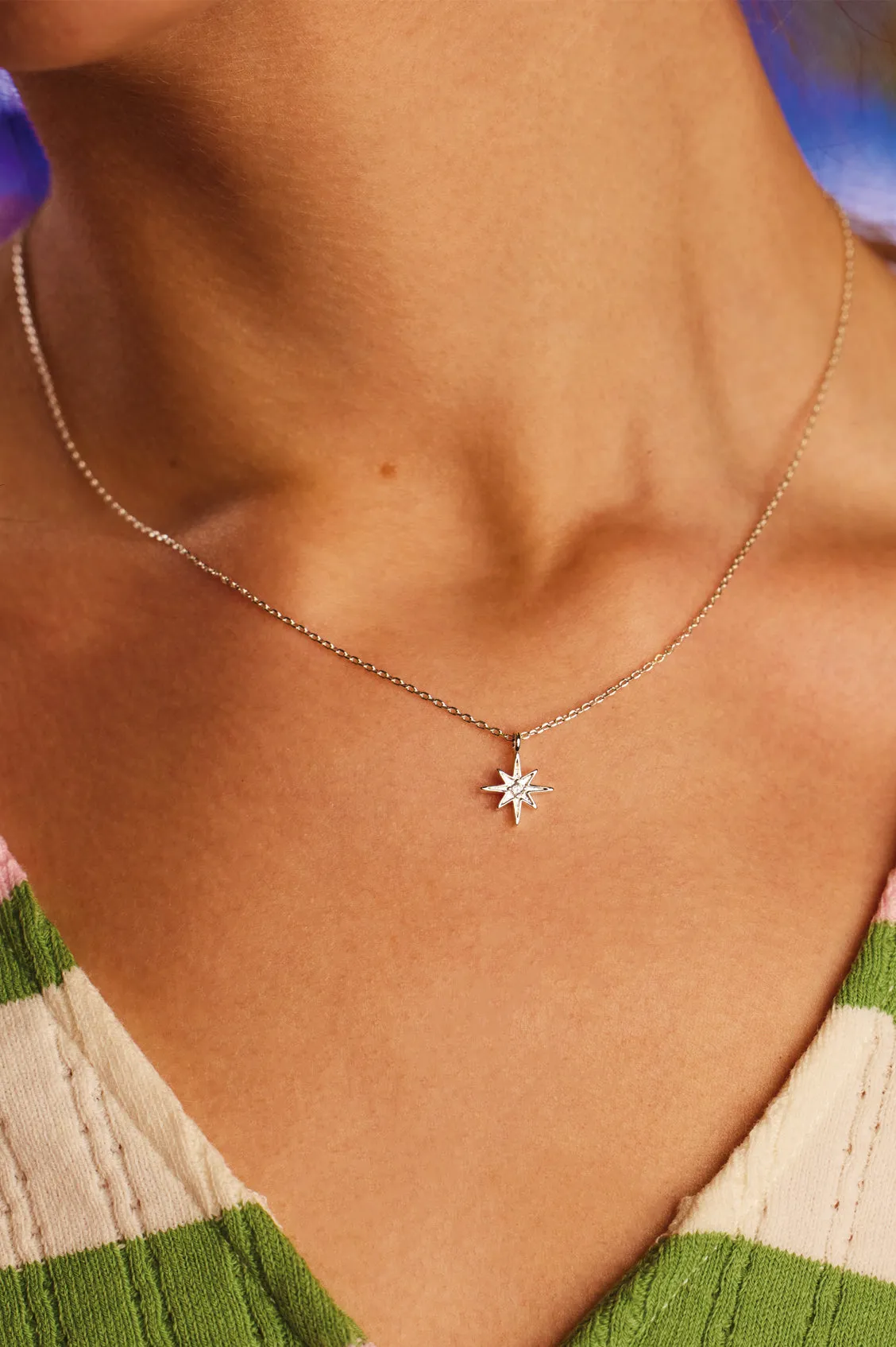 North Star CZ Pendant sold by Estella Bartlett product image thumbnail 4