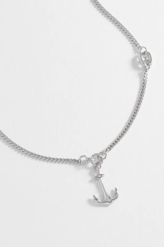 Men's Anchor Necklace made by Estella Bartlett