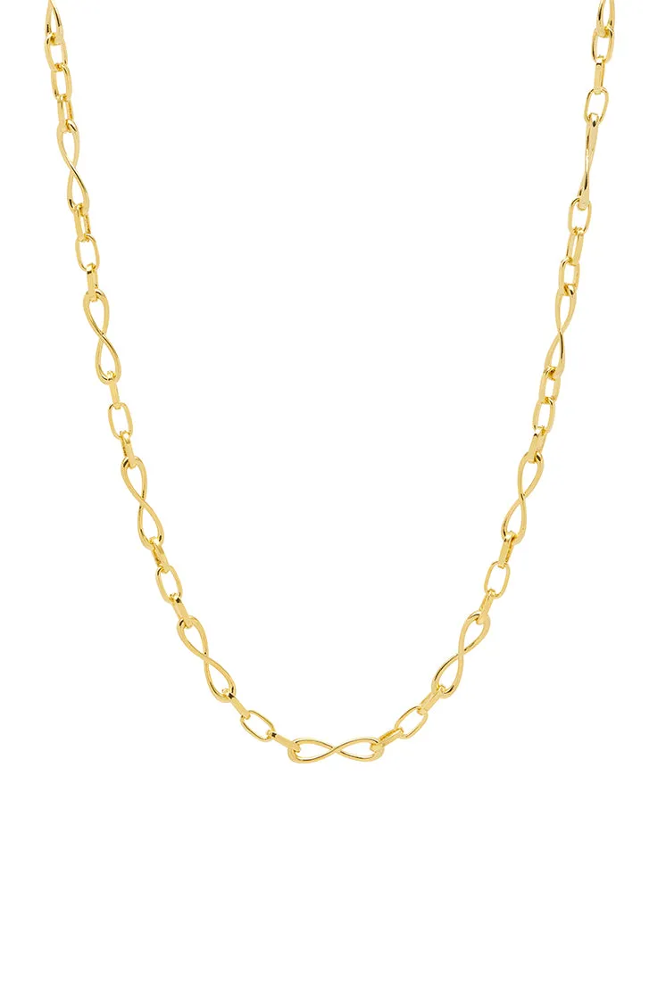 Infinity Loop Chain Necklace sold by Estella Bartlett product image thumbnail 3