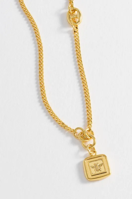 Men's Intaglio Bee Necklace made by Estella Bartlett