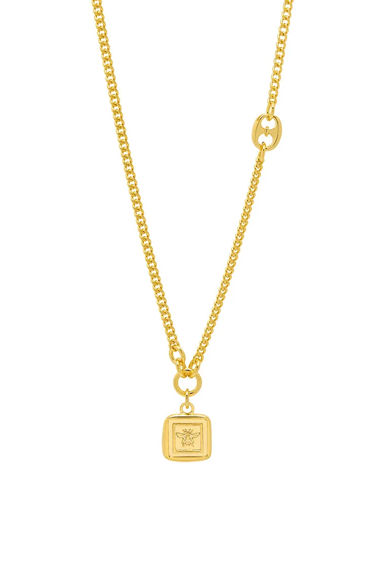 Men's Intaglio Bee Necklace sold by Estella Bartlett product image thumbnail 3