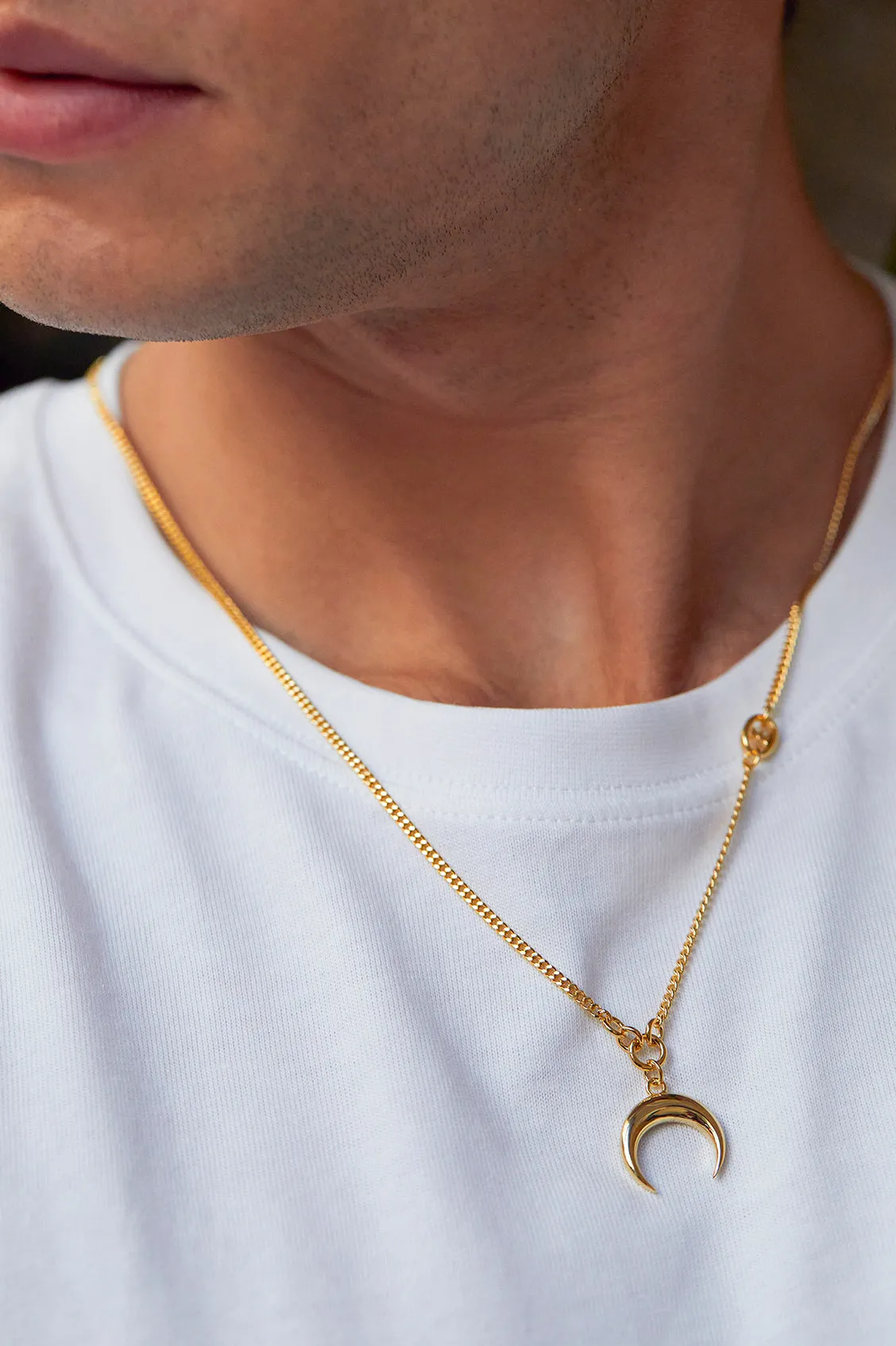 Men's Horn Necklace sold by Estella Bartlett