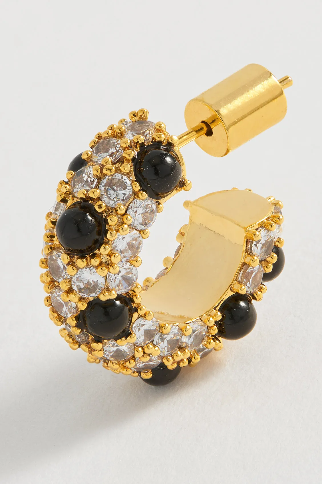 Embellished Gemstone and CZ Hoops sold by Estella Bartlett product image thumbnail 5