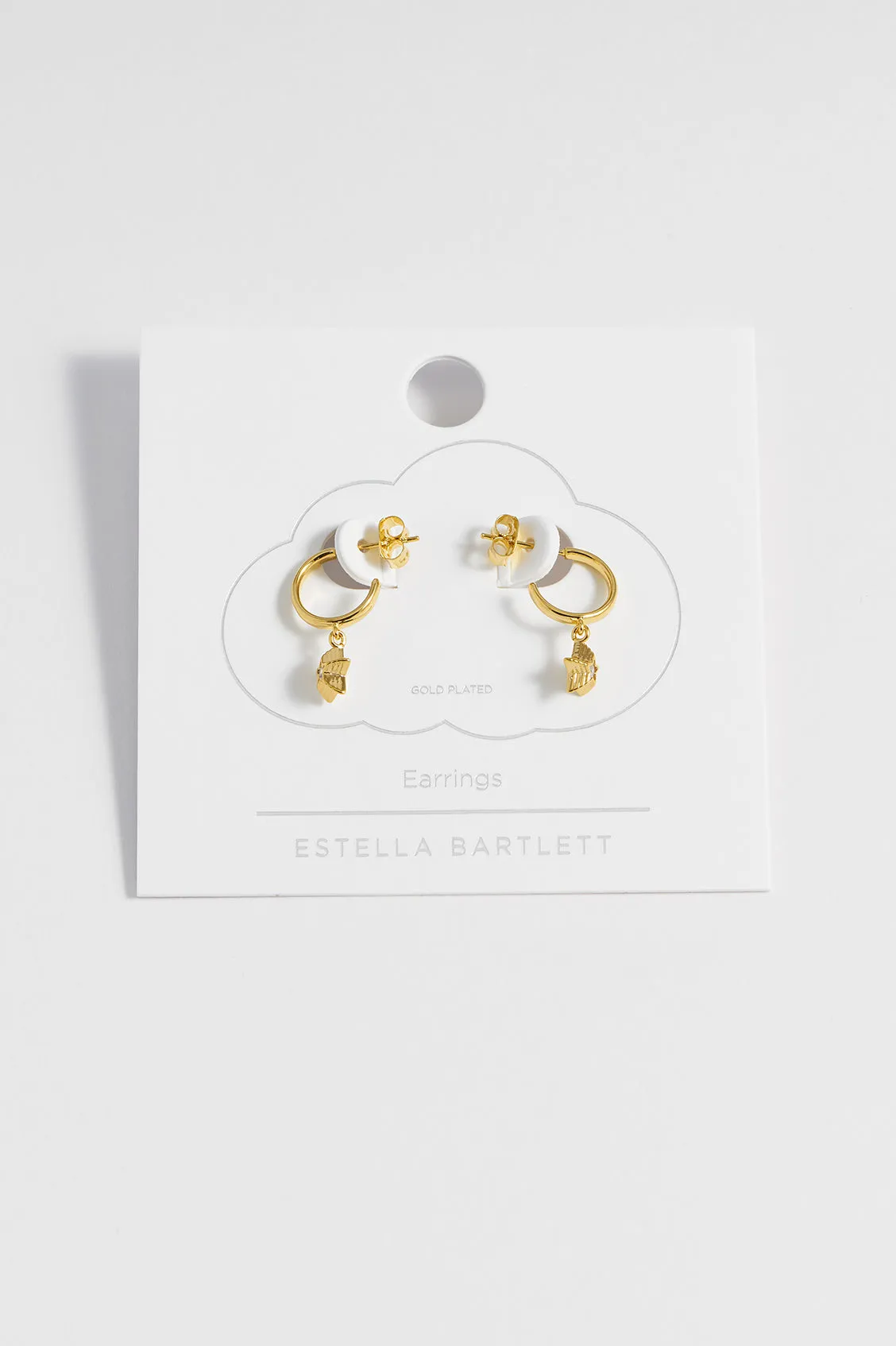 CZ Star Drop Hoops sold by Estella Bartlett product image thumbnail 4