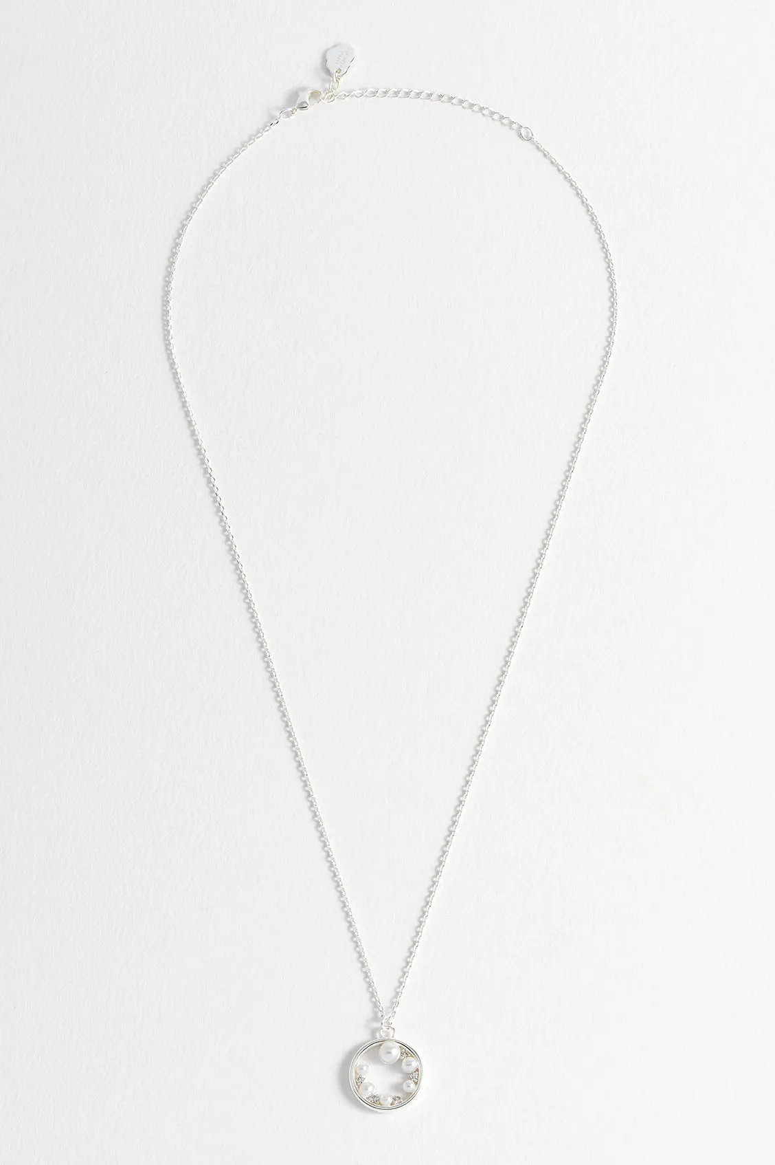 Pearl CZ Cut-Out Pendant sold by Estella Bartlett product image thumbnail 4