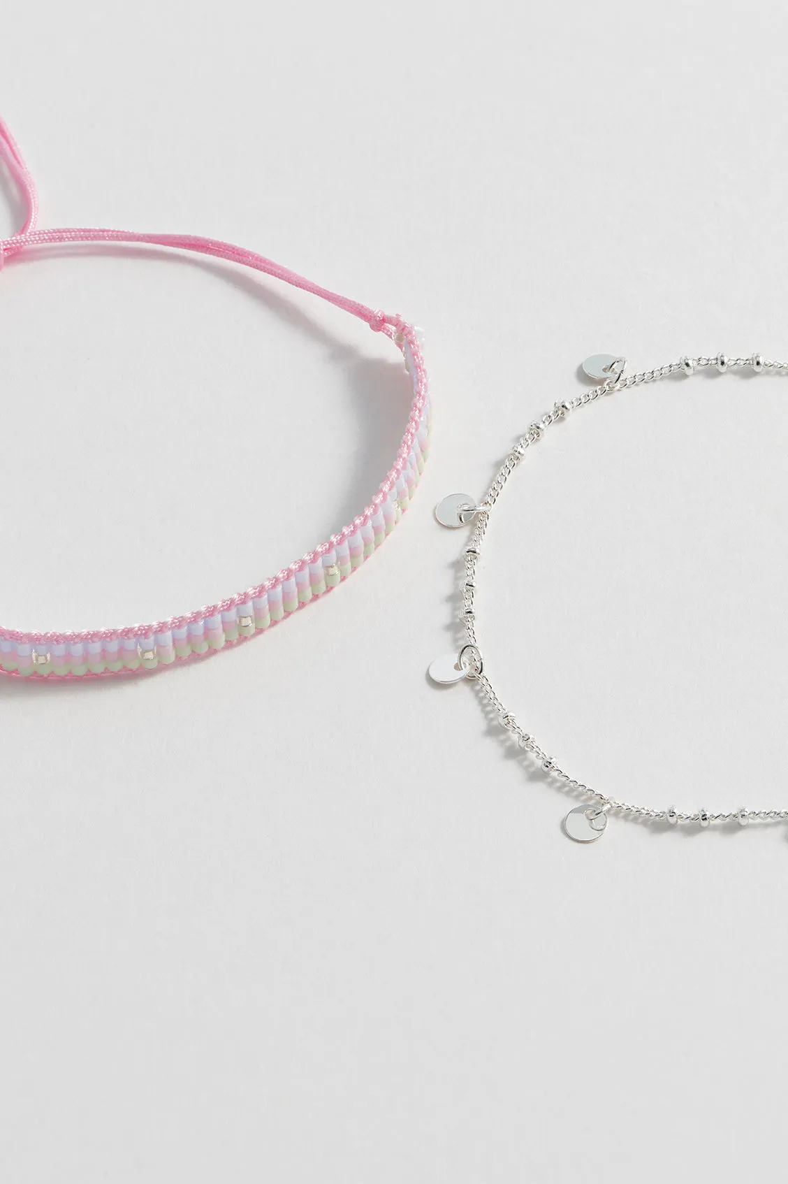 Woven Duo Beaded Charm Bracelets sold by Estella Bartlett product image thumbnail 5
