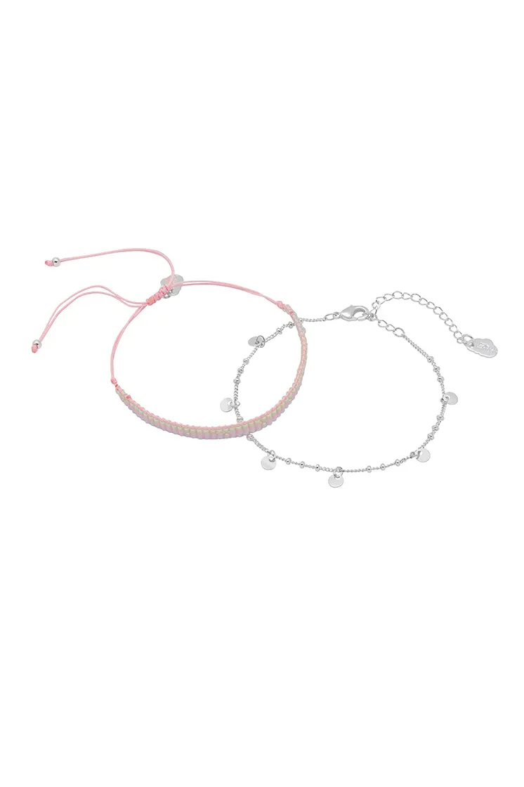 Woven Duo Beaded Charm Bracelets sold by Estella Bartlett product image thumbnail 3