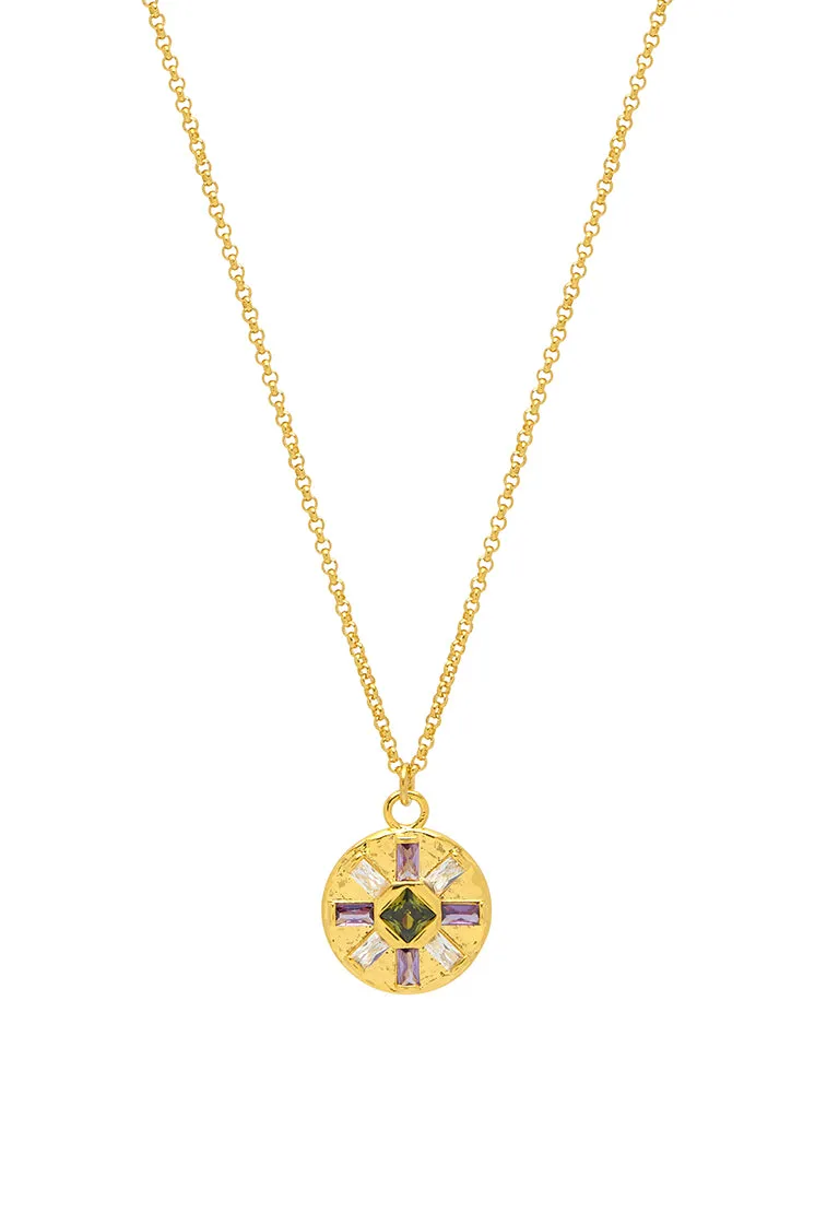 CZ Flower Pendant sold by Estella Bartlett product image thumbnail 3