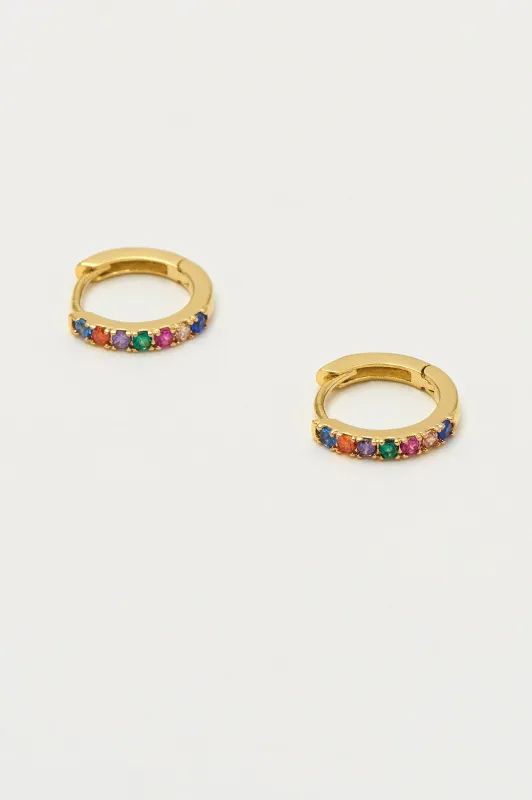 Hoop Rainbow Earrings made by Estella Bartlett