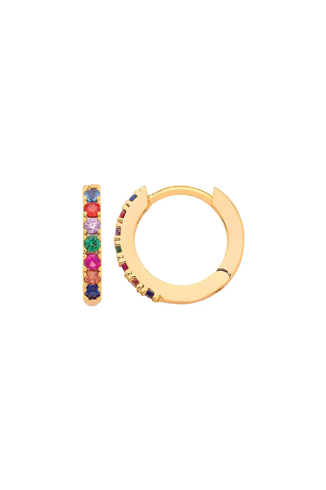 Hoop Rainbow Earrings sold by Estella Bartlett product image thumbnail 2