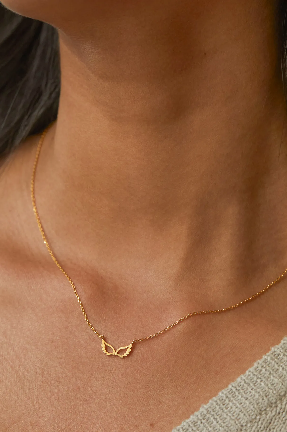 Angel Wings Necklace sold by Estella Bartlett product image thumbnail 2
