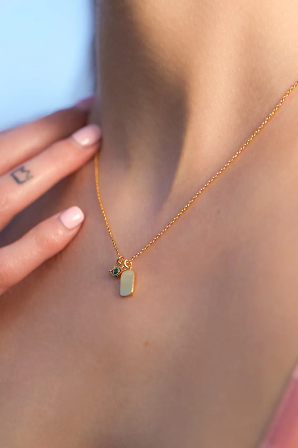 Evil Eye Necklace sold by Estella Bartlett product image thumbnail 4