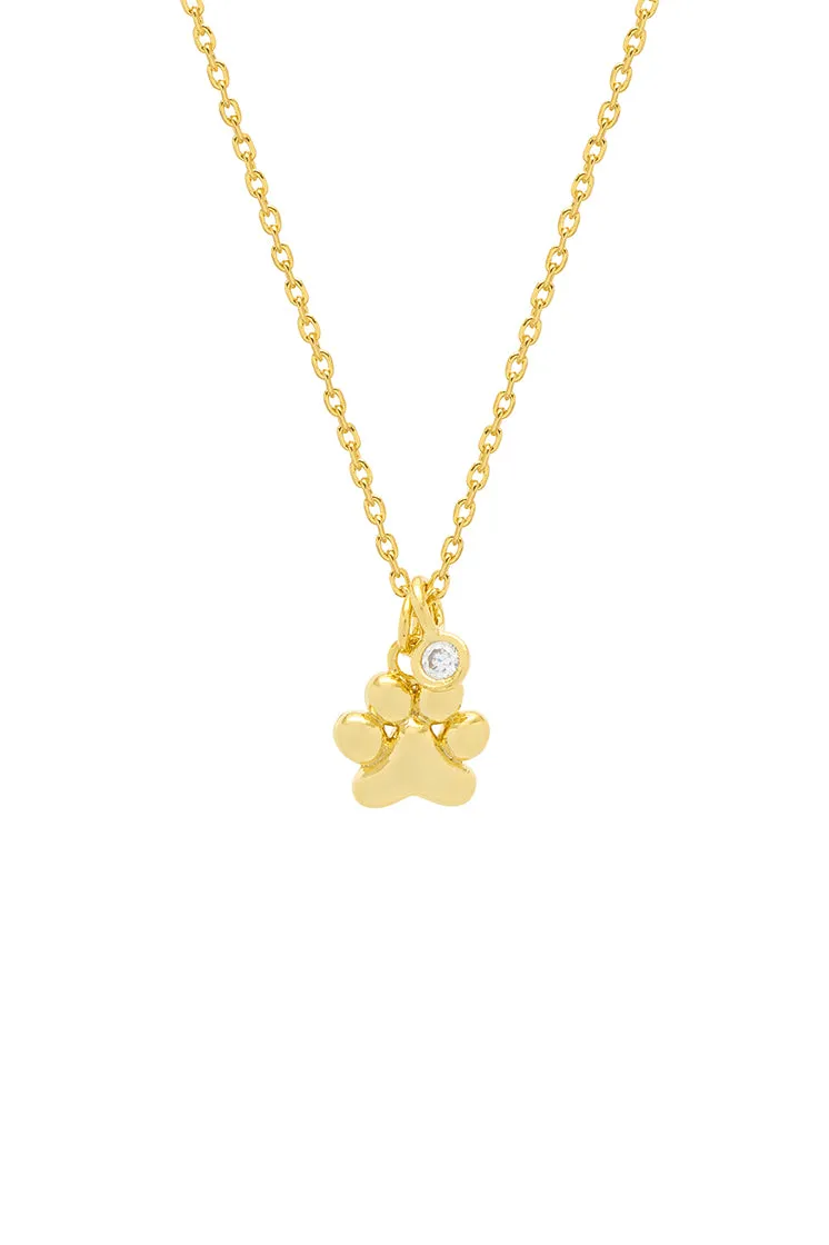 Paw Charm Necklace sold by Estella Bartlett product image thumbnail 3