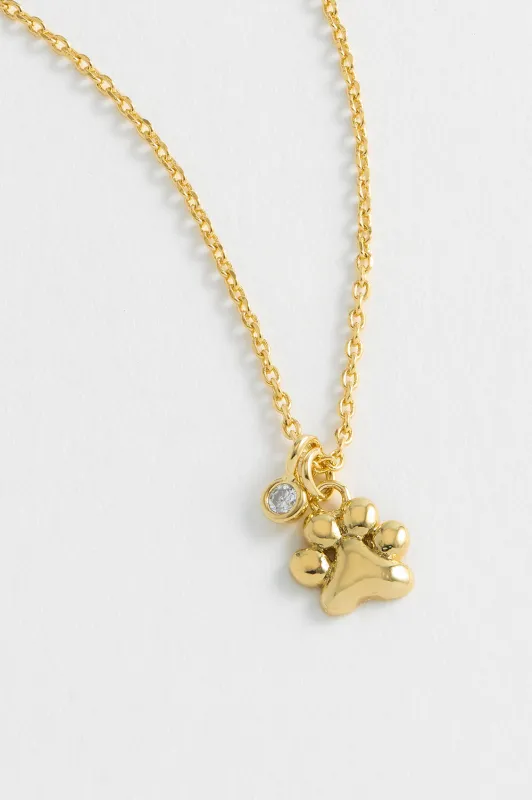 Paw Charm Necklace made by Estella Bartlett