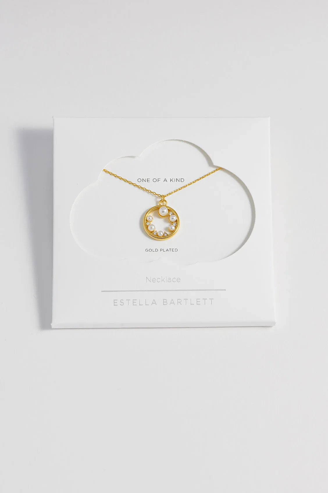 Pearl CZ Cut-Out Pendant sold by Estella Bartlett product image thumbnail 4