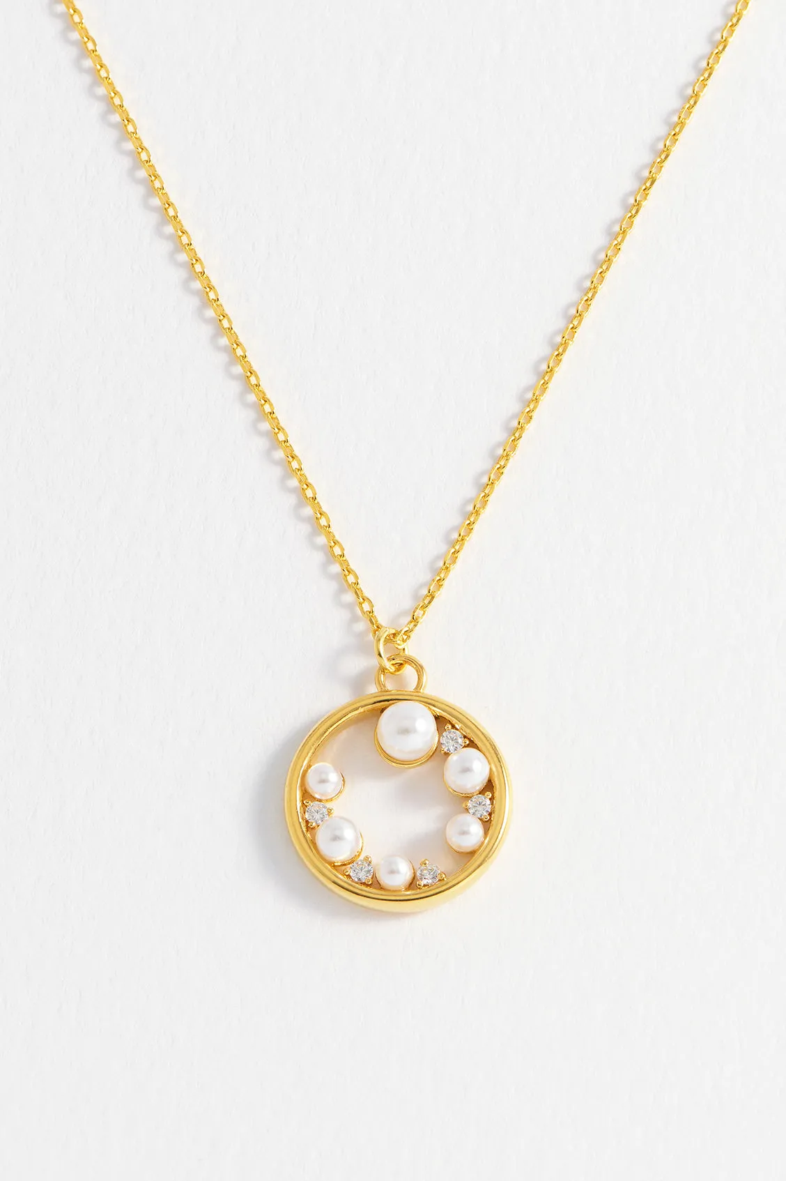Pearl CZ Cut-Out Pendant sold by Estella Bartlett product image thumbnail 5