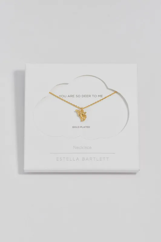 Bambi Deer Necklace made by Estella Bartlett