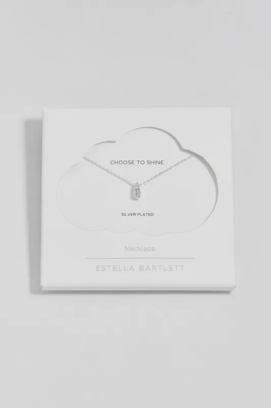 CZ Teardrop Necklace made by Estella Bartlett
