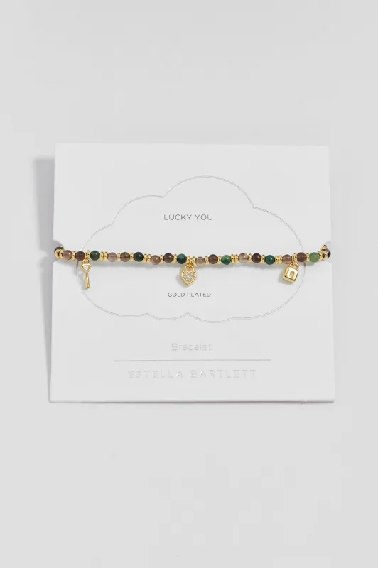 Padlock and Heart Key Charm Amelia Bracelet made by Estella Bartlett