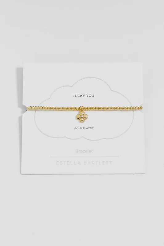CZ Four-Leaf Clover Sienna Bracelet made by Estella Bartlett