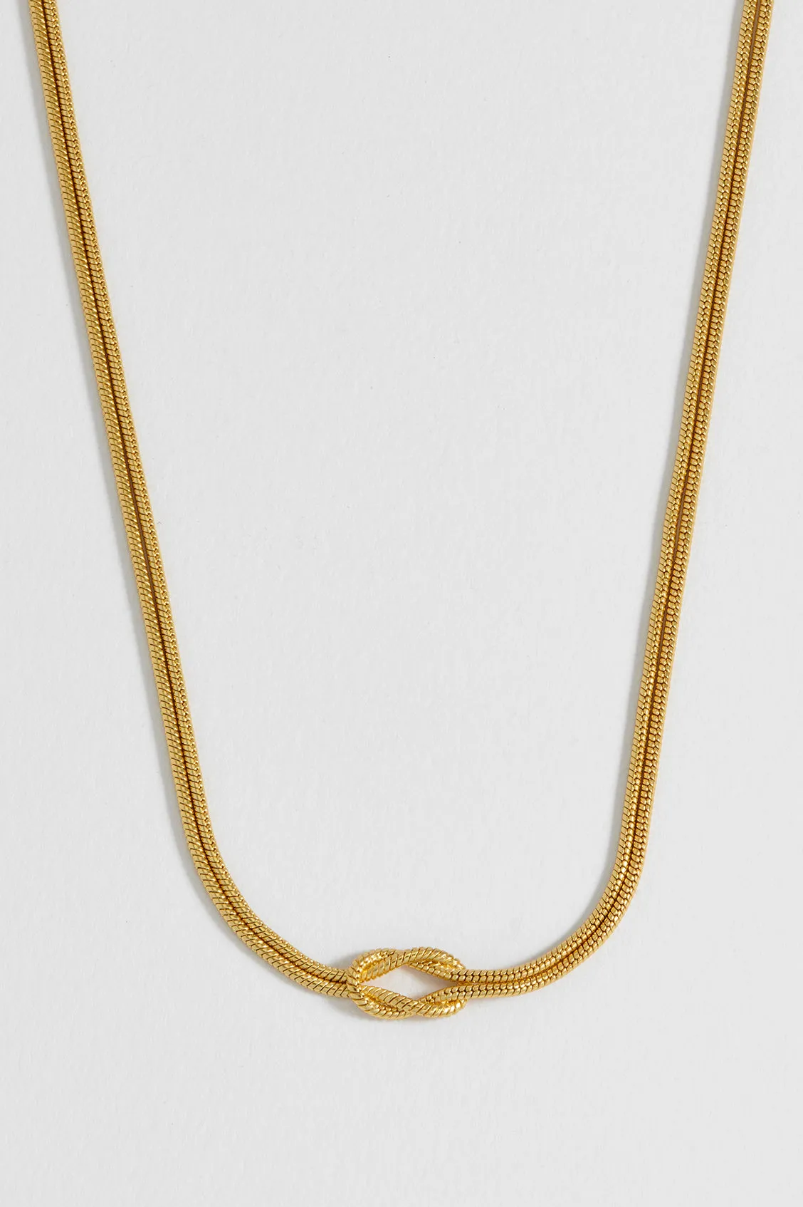 Double Strand Knot Necklace sold by Estella Bartlett product image thumbnail 4