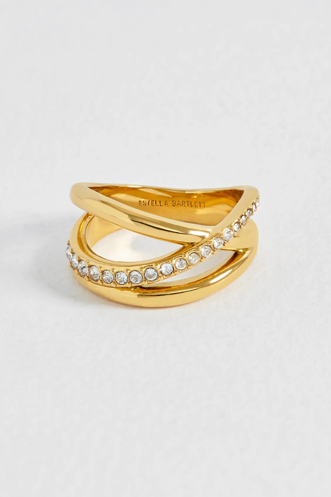 Twisted CZ Ring sold by Estella Bartlett product image thumbnail 4