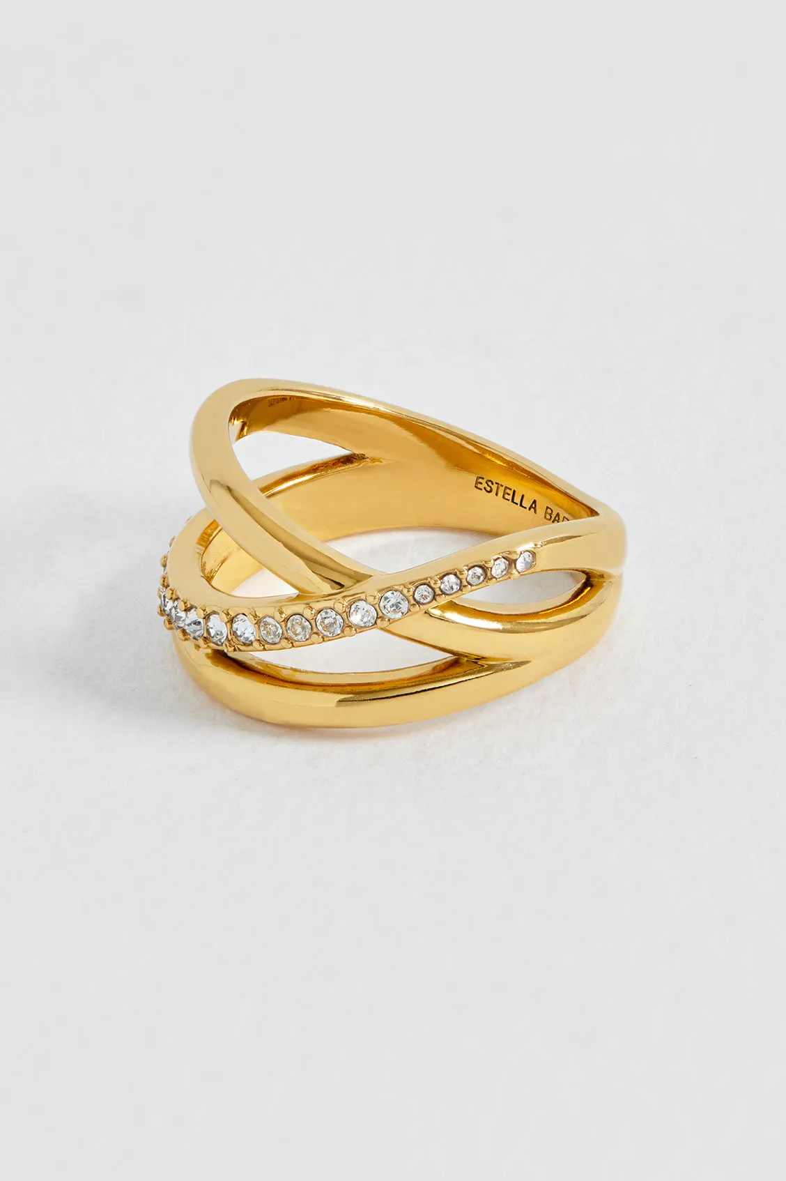 Twisted CZ Ring sold by Estella Bartlett product image thumbnail 5