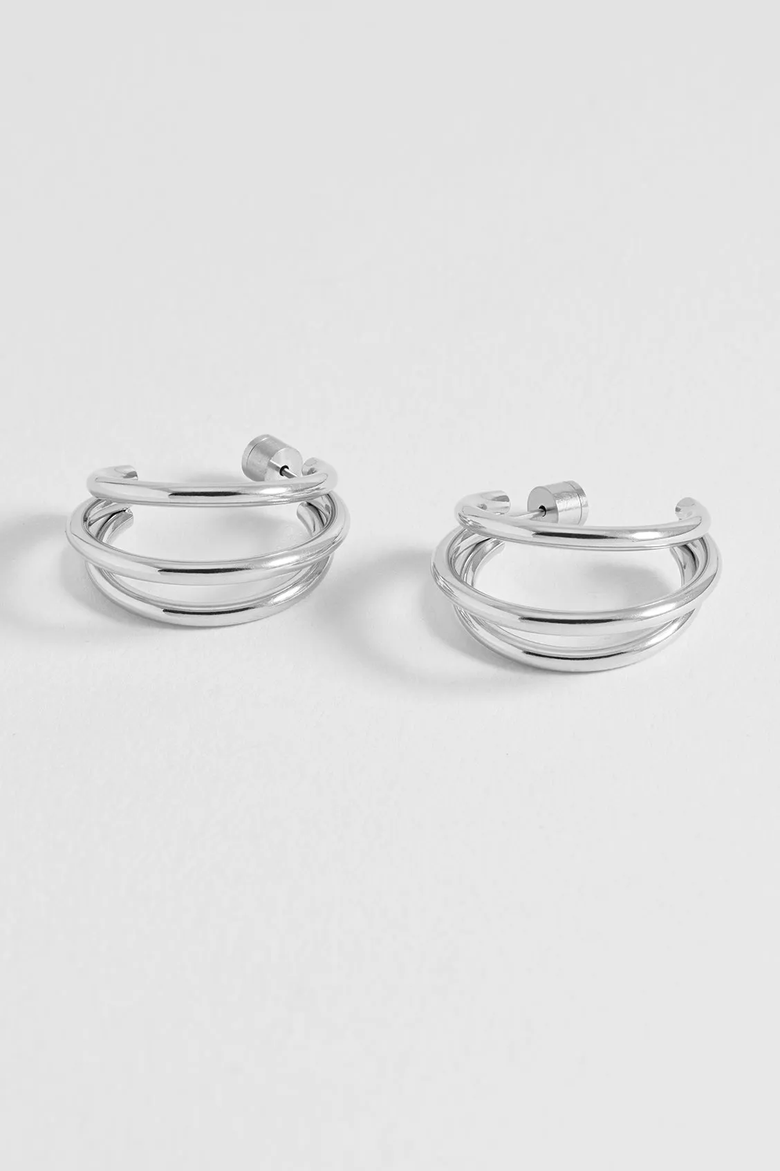Triple Hoop Earrings sold by Estella Bartlett product image thumbnail 4