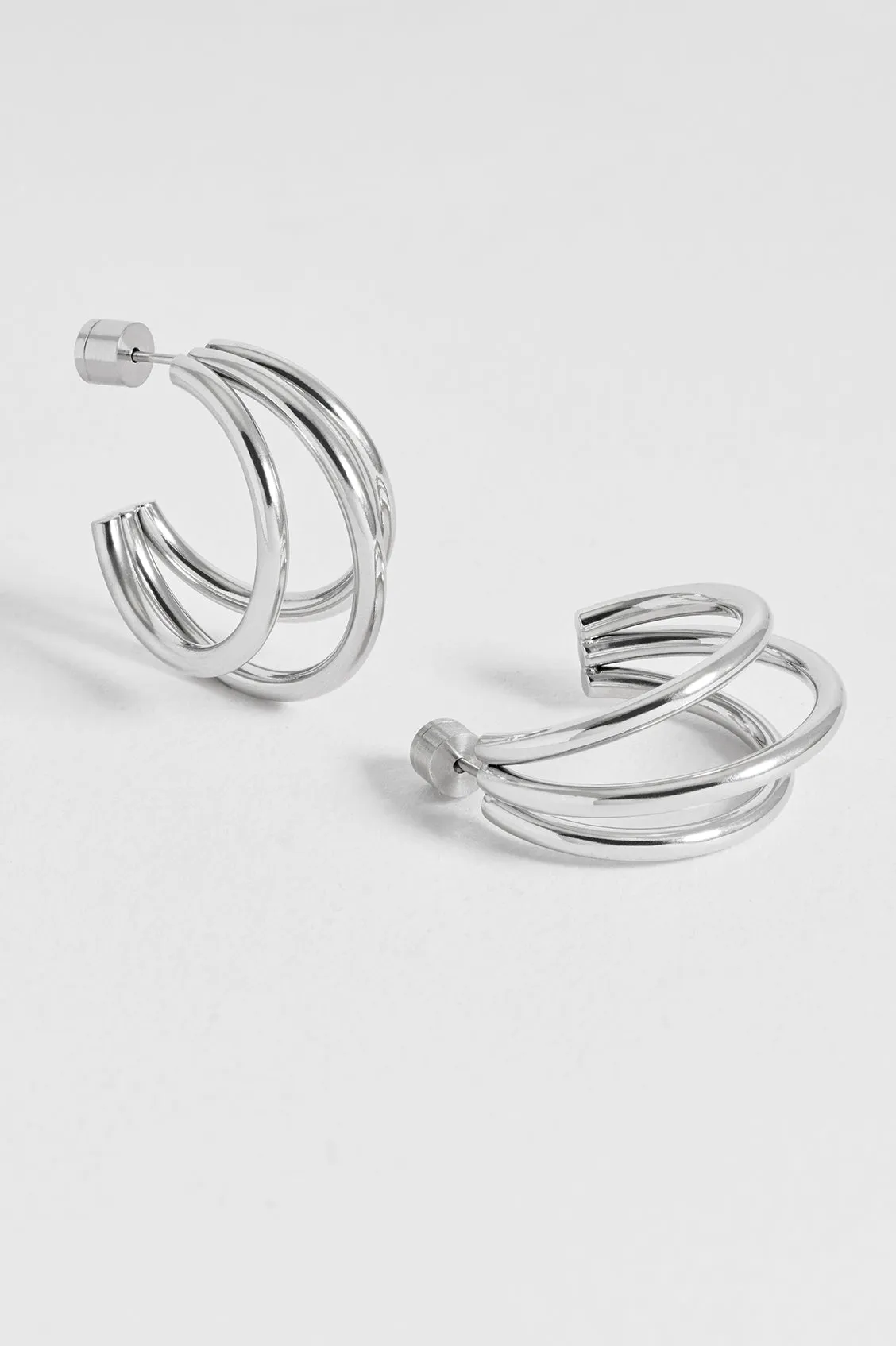 Triple Hoop Earrings sold by Estella Bartlett product image thumbnail 5
