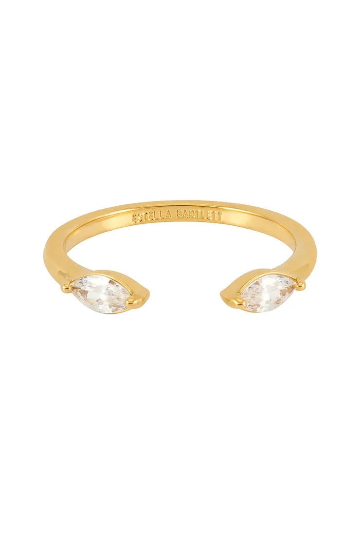 Marquise CZ Open Ring sold by Estella Bartlett product image thumbnail 3