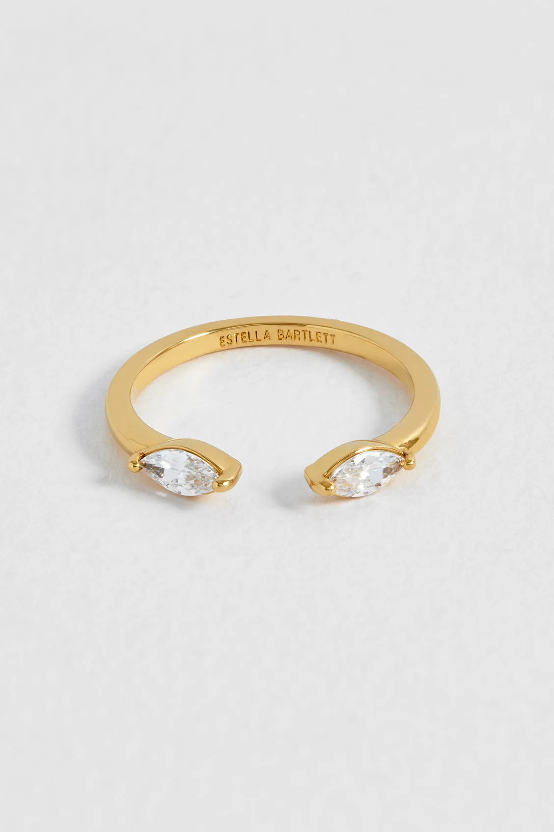 Marquise CZ Open Ring sold by Estella Bartlett product image thumbnail 4