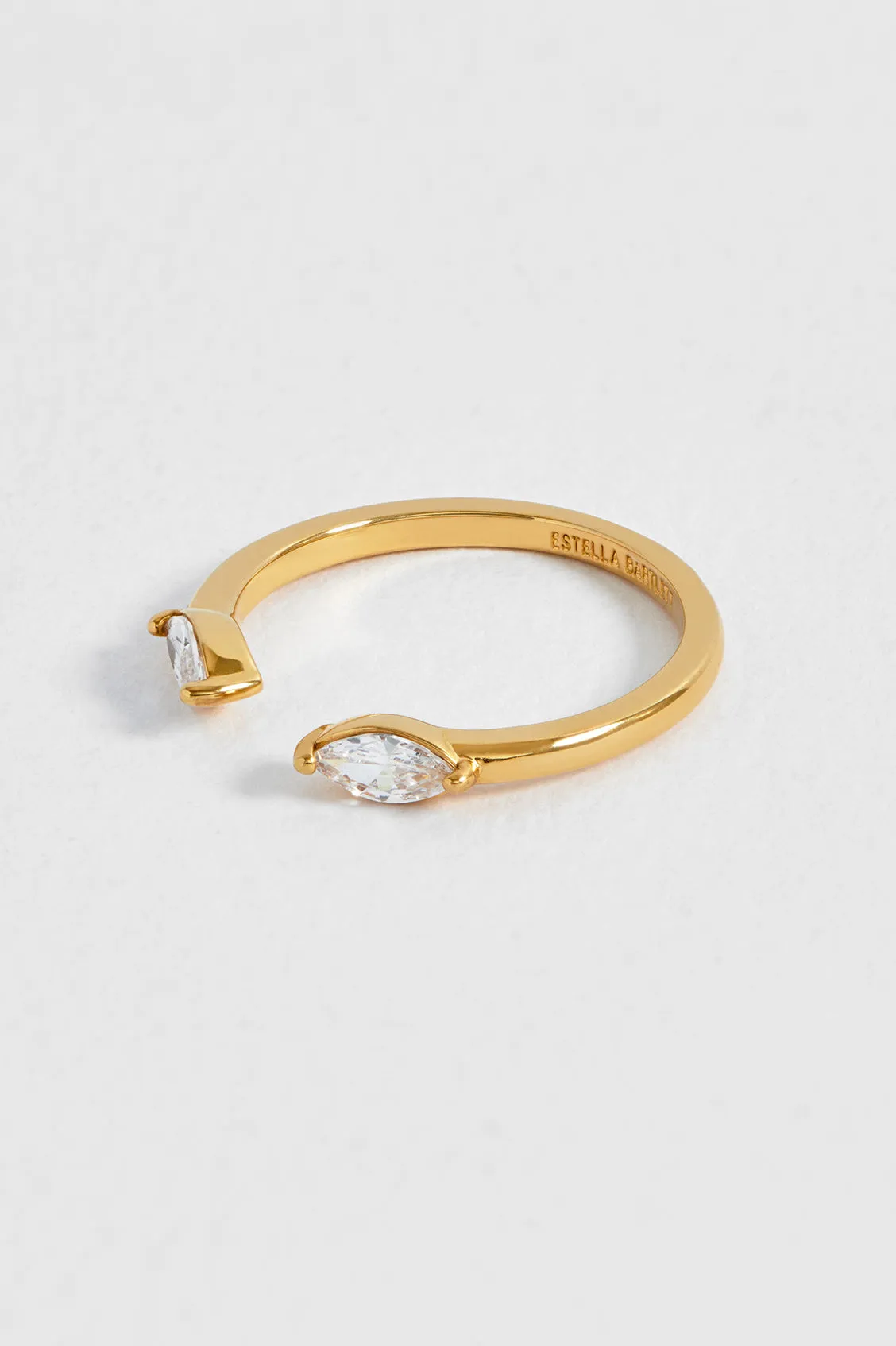 Marquise CZ Open Ring sold by Estella Bartlett product image thumbnail 5
