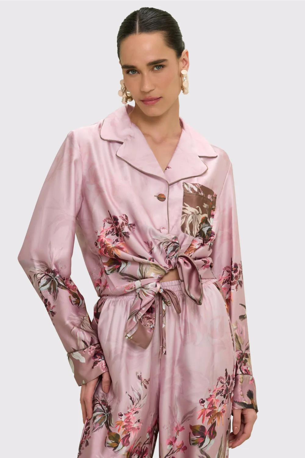 FLORA PAJAMA SET sold by PatBO product image thumbnail 3